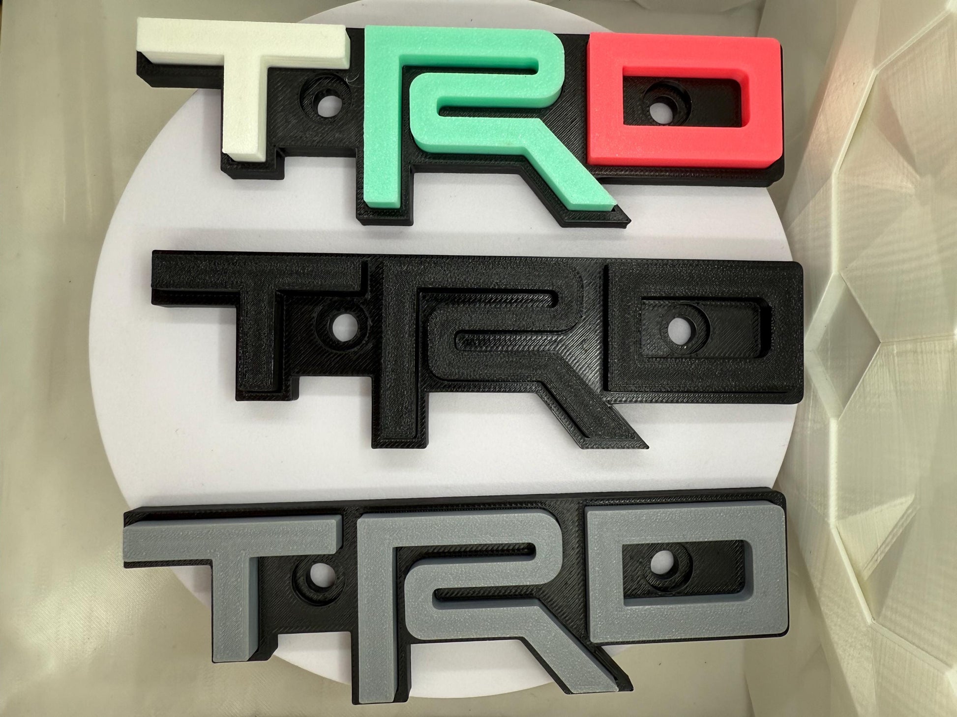 Grille Badge for Toyota Tacoma, 4Runner, FJ Cruiser, Tundra. (LIFETIME WARRANTY) New Colors