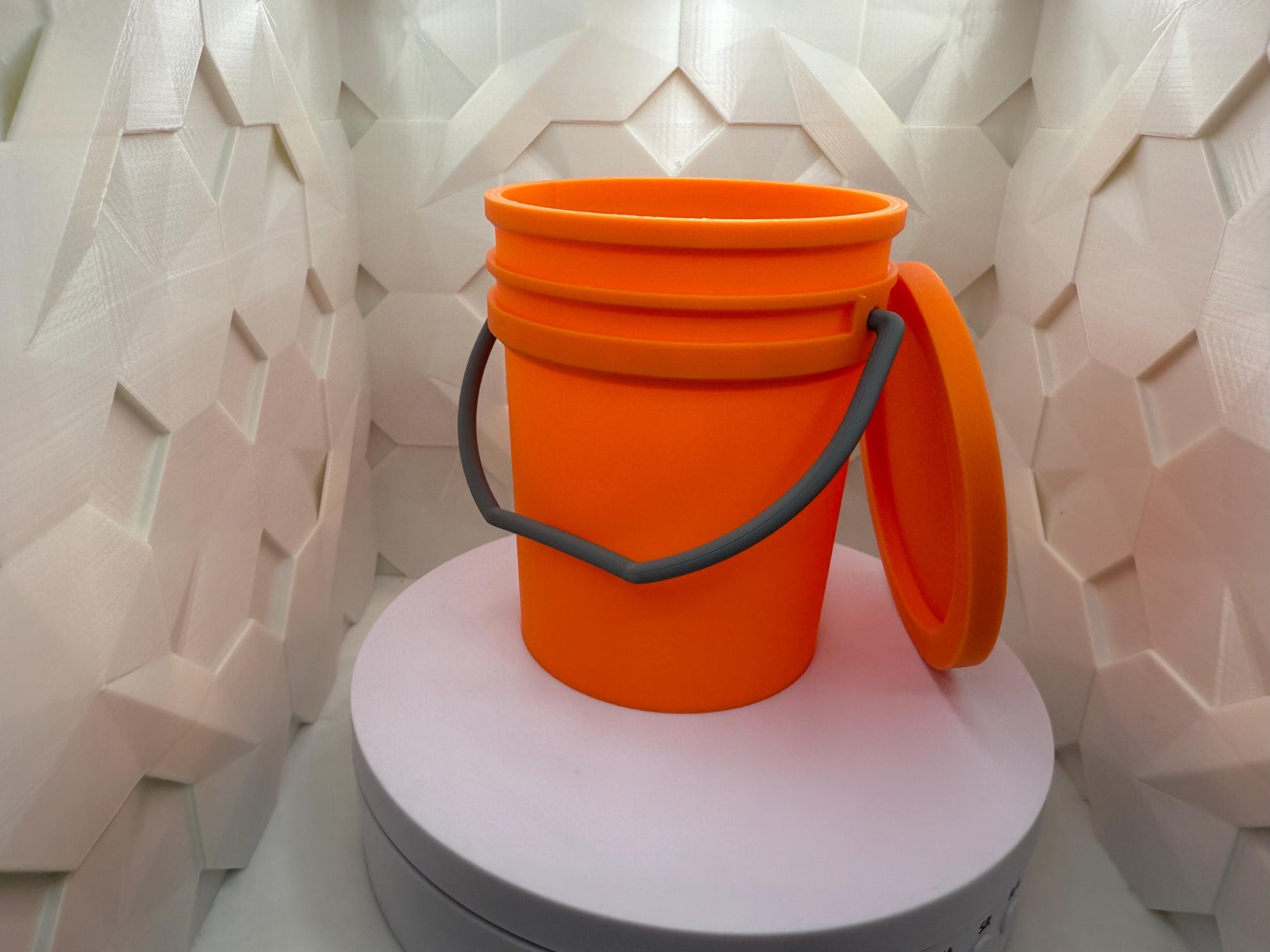 Mini 5-Gallon Bucket with Lid (Not 5 Gallons)