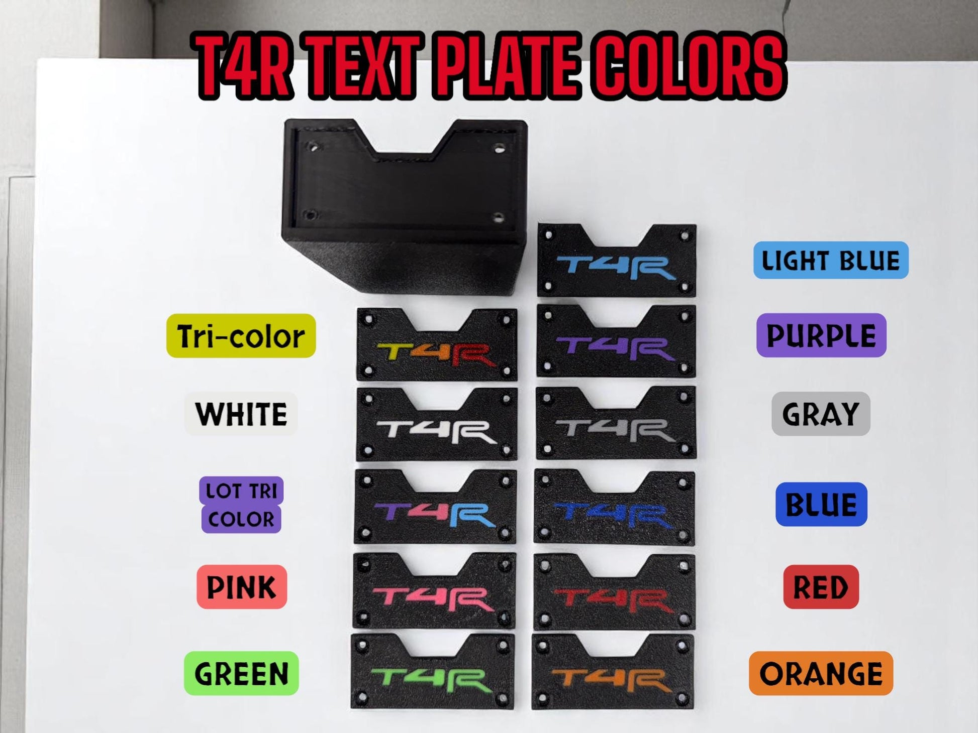 Upper Console Drawer with Changeable Face Plates for 2014-2024 Toyota 4Runner 5th gen