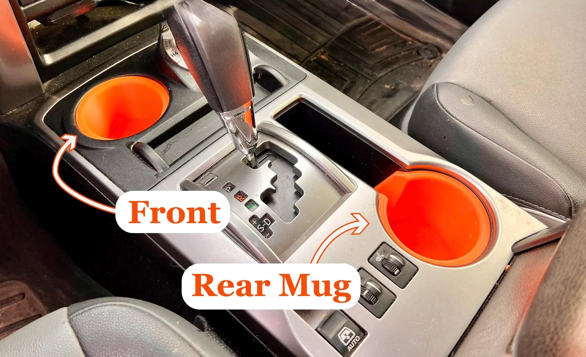 Cup Holder Insert Set for 5th Gen 4Runner (2014-2024)