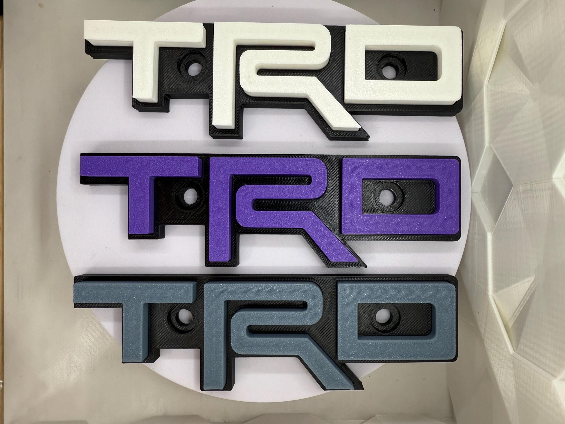 Grille Badge for Toyota Tacoma, 4Runner, FJ Cruiser, Tundra. (LIFETIME WARRANTY) New Colors