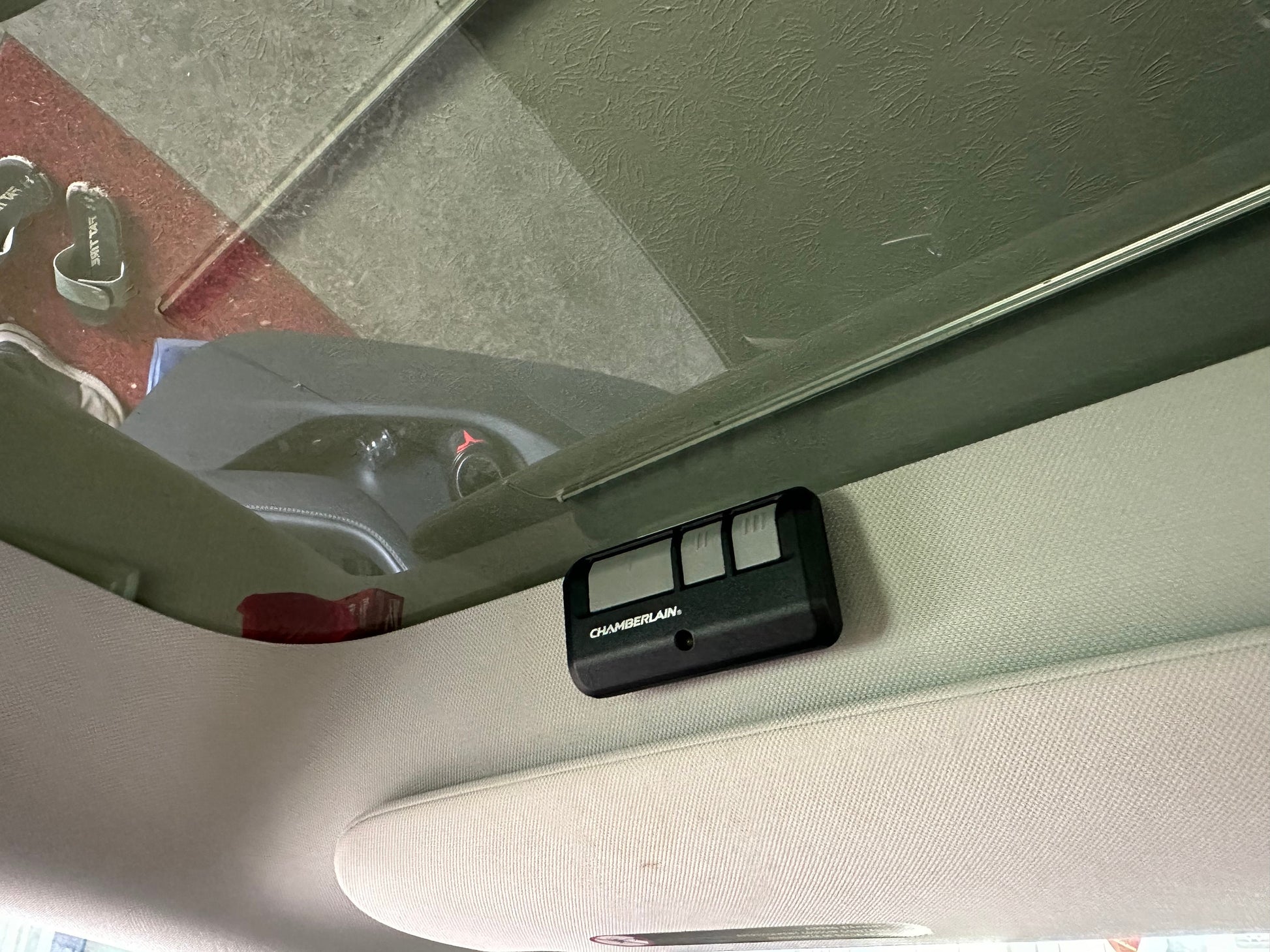 Two Tesla Garage Door Opener Remote Clips - Model Y and Model 3 - Chamberlain & LiftMaster