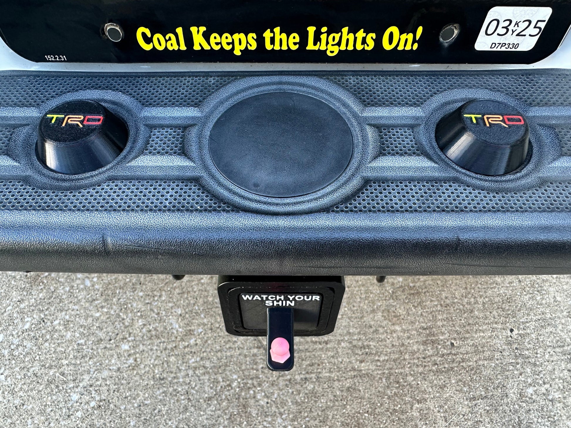 Rear Bumper Dome Caps - 2005-2015 Toyota Tacoma and 2000-2006 Toyota Tundra.