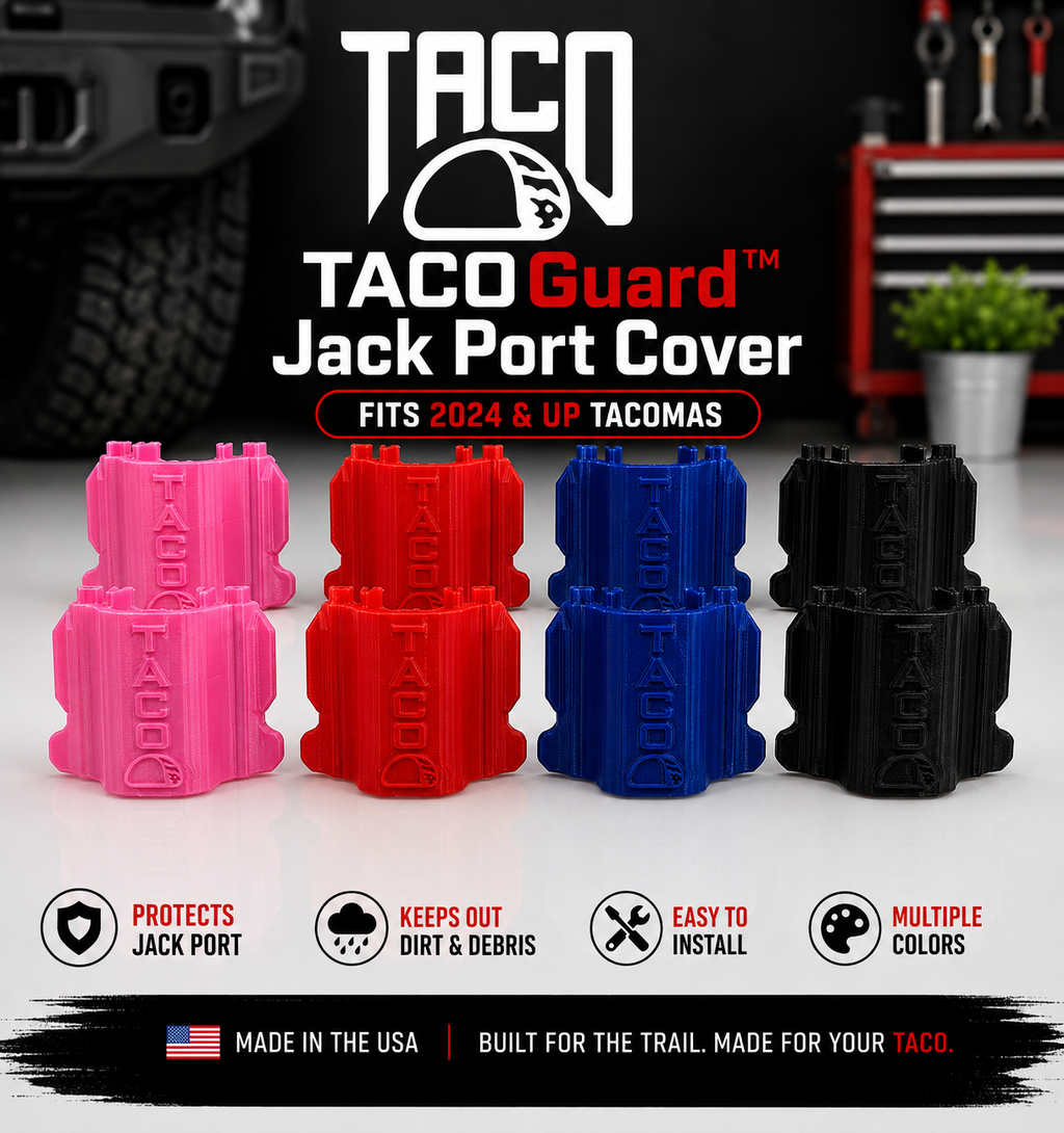 TACOGuard™ Jack Port Covers for 2024 - Currrent Tacoma 4th Gen.