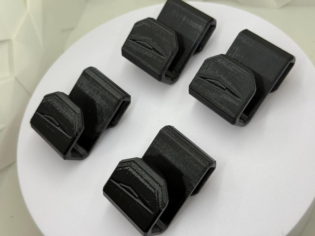 Cybertruck MOLLE Panel Hook Set (Set of 4) with Engraved Cybertruck Silhouette