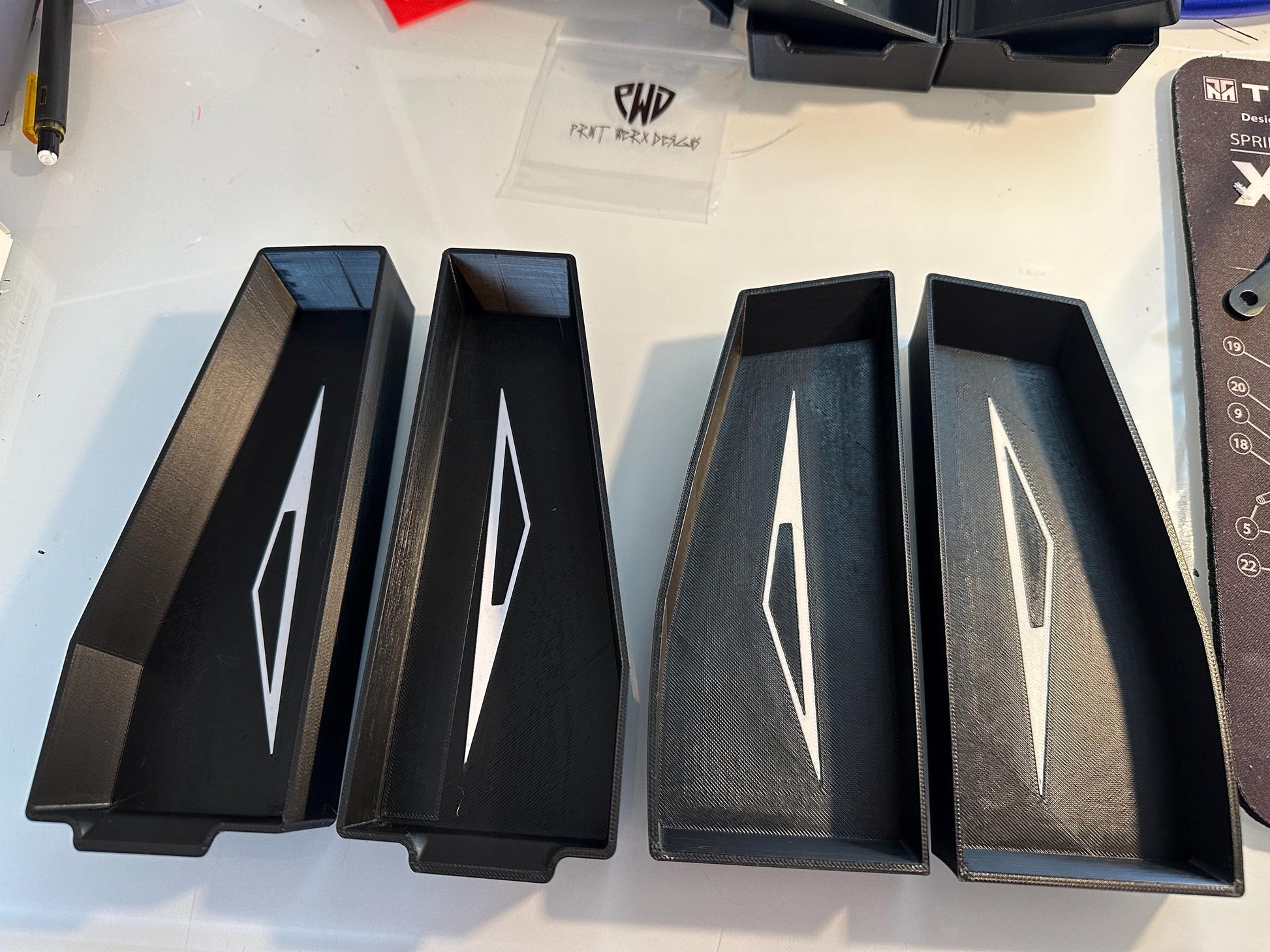 TESLA CYBERTRUCK Door Storage Tray's (Front or Rear) "Updated Version"