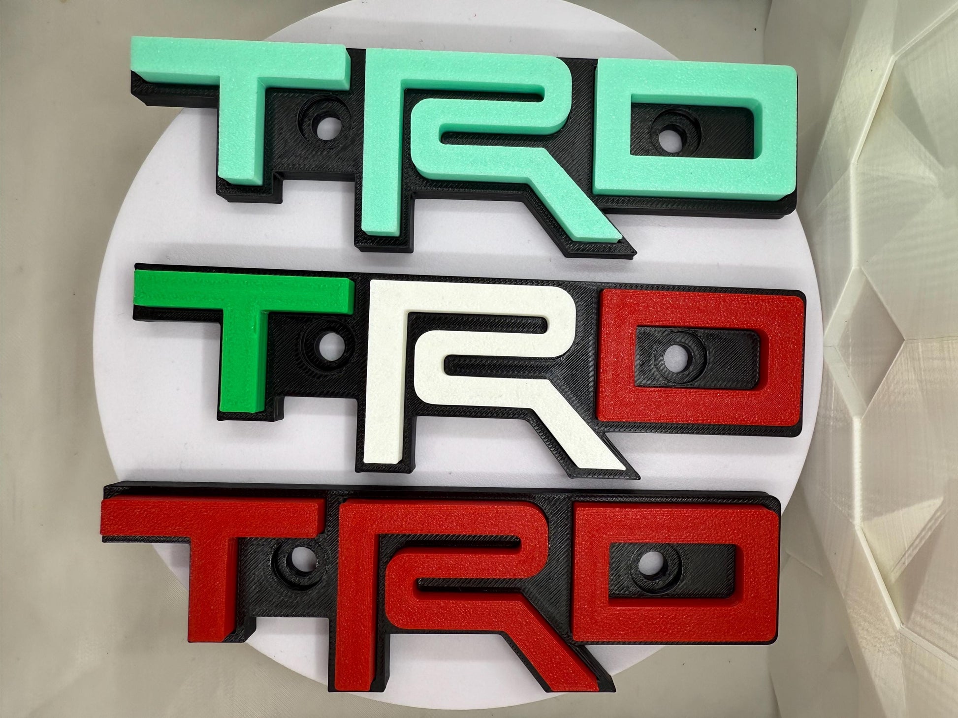 Grille Badge for Toyota Tacoma, 4Runner, FJ Cruiser, Tundra. (LIFETIME WARRANTY) New Colors