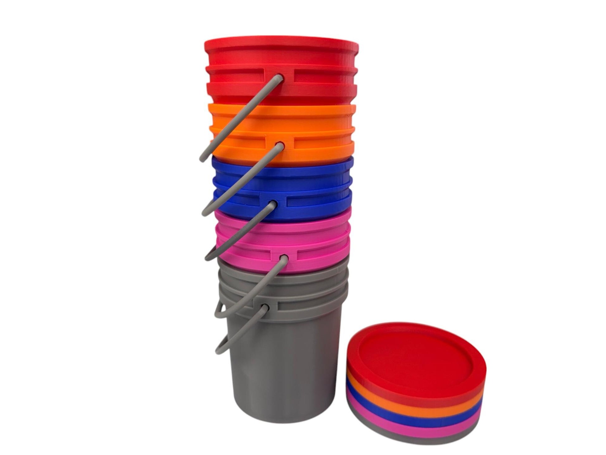Mini 5-Gallon Bucket with Lid (Not 5 Gallons)