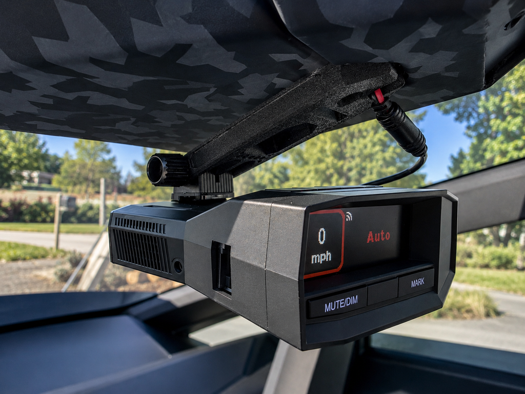 PhantomMount™ for Uniden R8 - R8W Radar Detector for Cybertruck