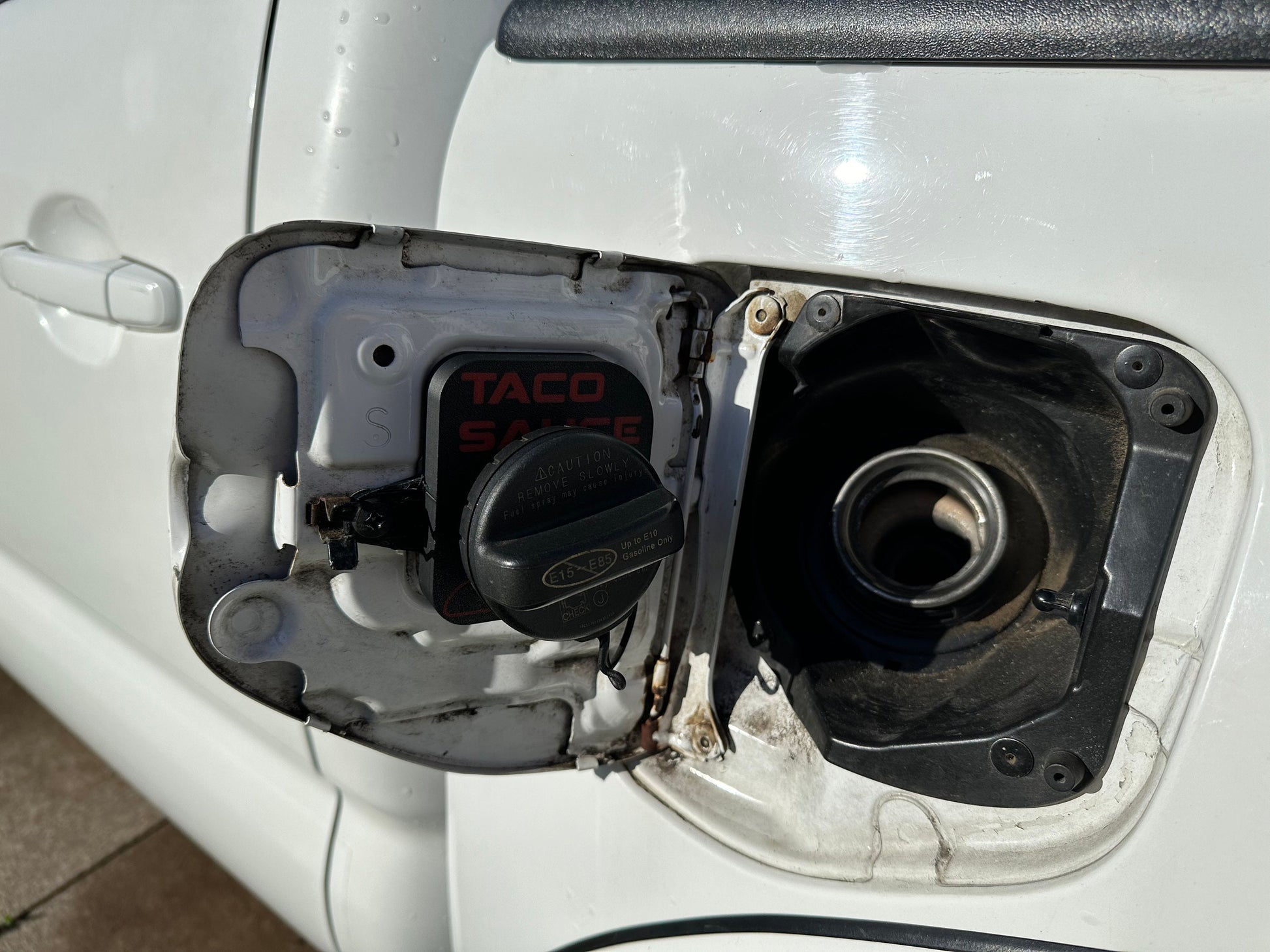 Gas Cap Holder for 2nd Gen Toyota Tacoma 2005-2015 (Short Bed)