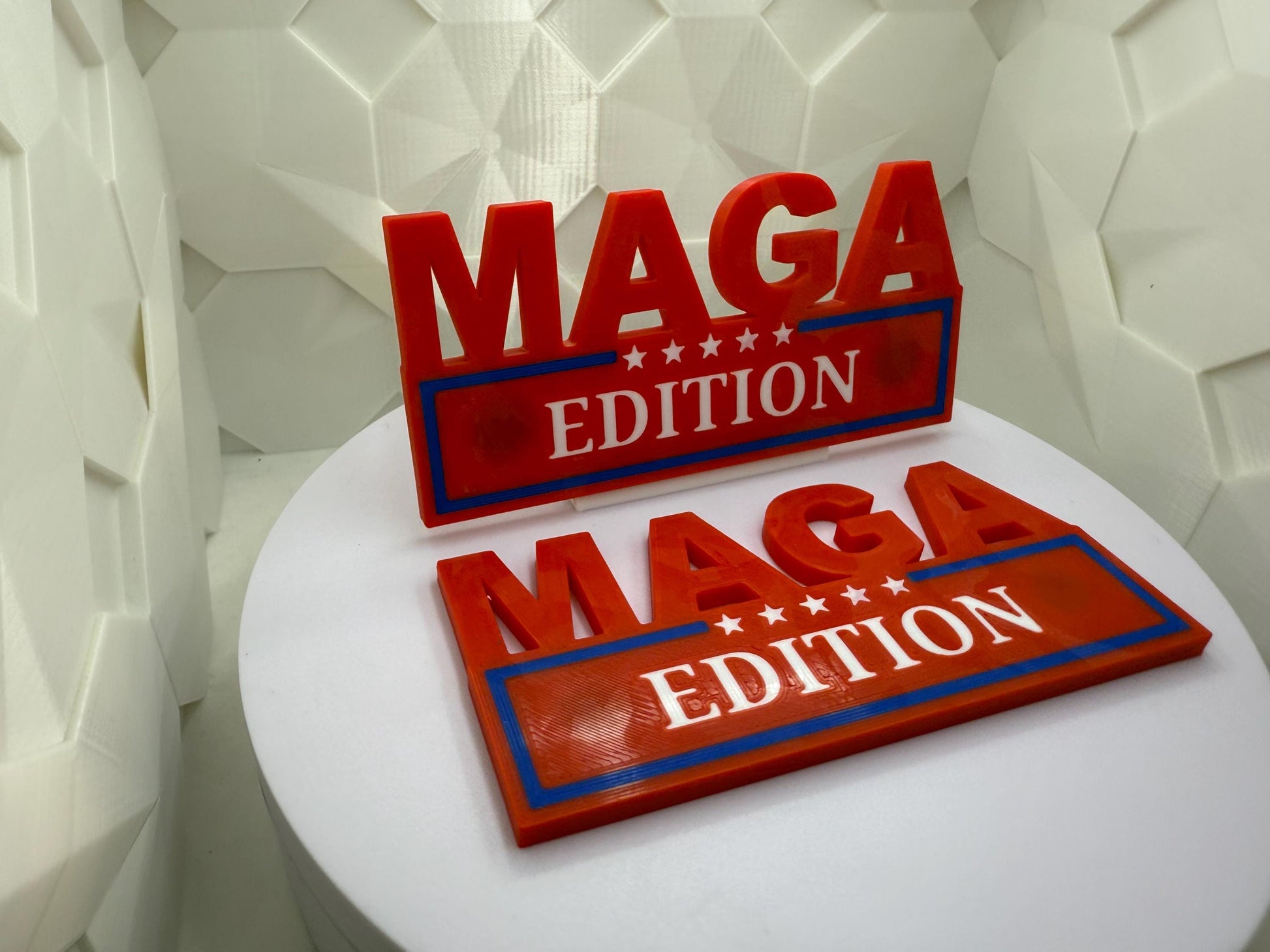 MAGA Edition Magnetic Badges - Set of 2