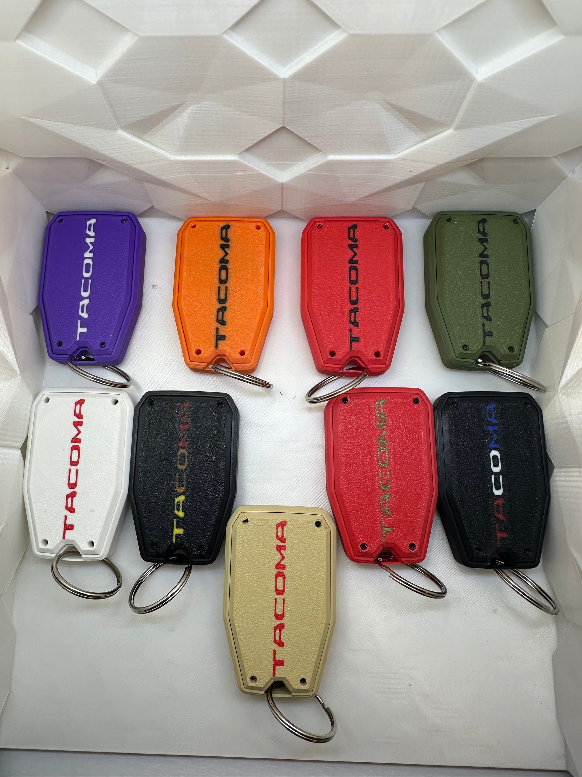 Key Fob Remote Case, 3D printed for 2nd gen Toyota Tacoma 2005-2015, Tundra 2007-2018