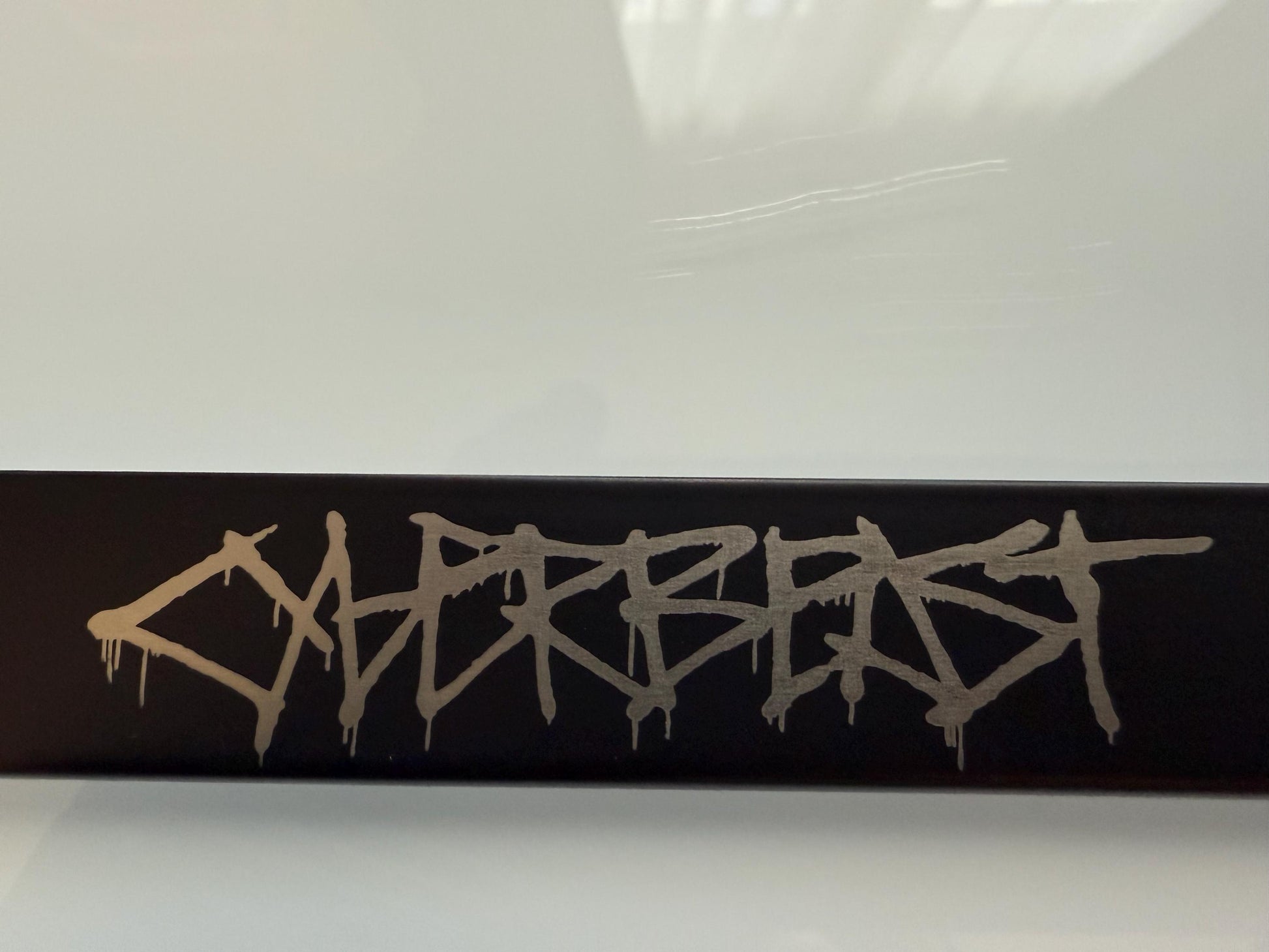 Stainless Steel License Plate Frame for Cybertruck (Silhouette or Cyberbeast Graffiti)