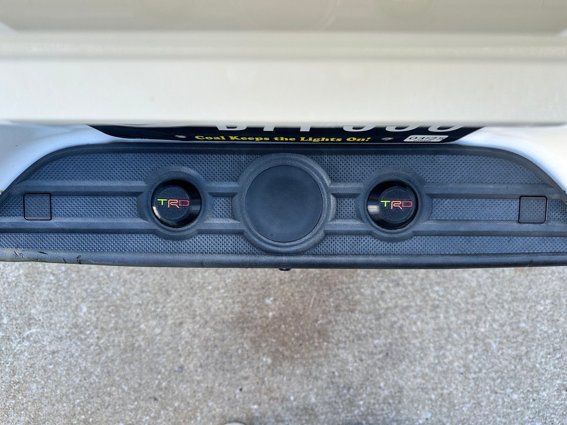 Rear Bumper Dome Caps - 2005-2015 Toyota Tacoma and 2000-2006 Toyota Tundra.
