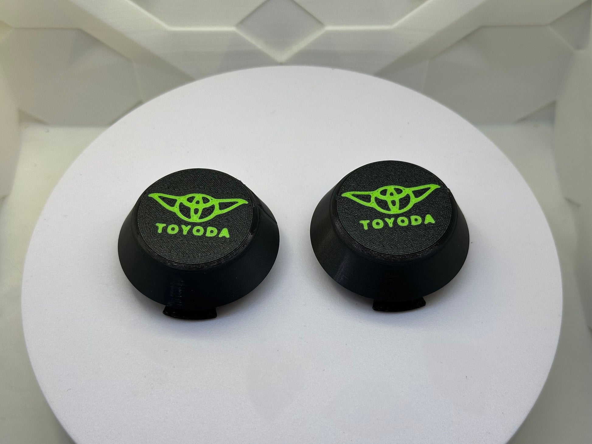 Rear Bumper Dome Caps - 2005-2015 Toyota Tacoma and 2000-2006 Toyota Tundra.