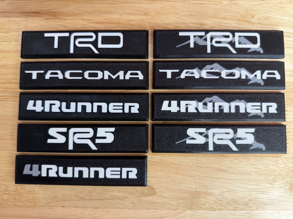 Poverty Switch - Button Cover for 2024-Present 4th gen Tacoma & 2025-Present 6th gen 4Runner (Multiple Colors and Variations)