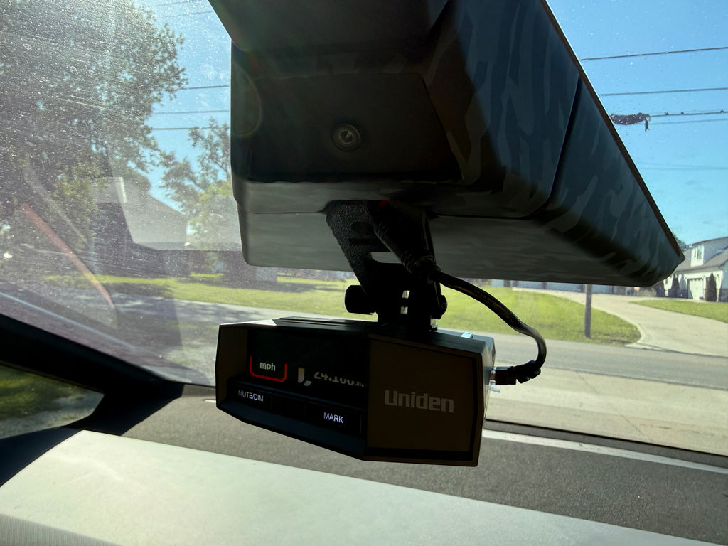 PhantomMount™ for Uniden R8 - R8W Radar Detector for Cybertruck