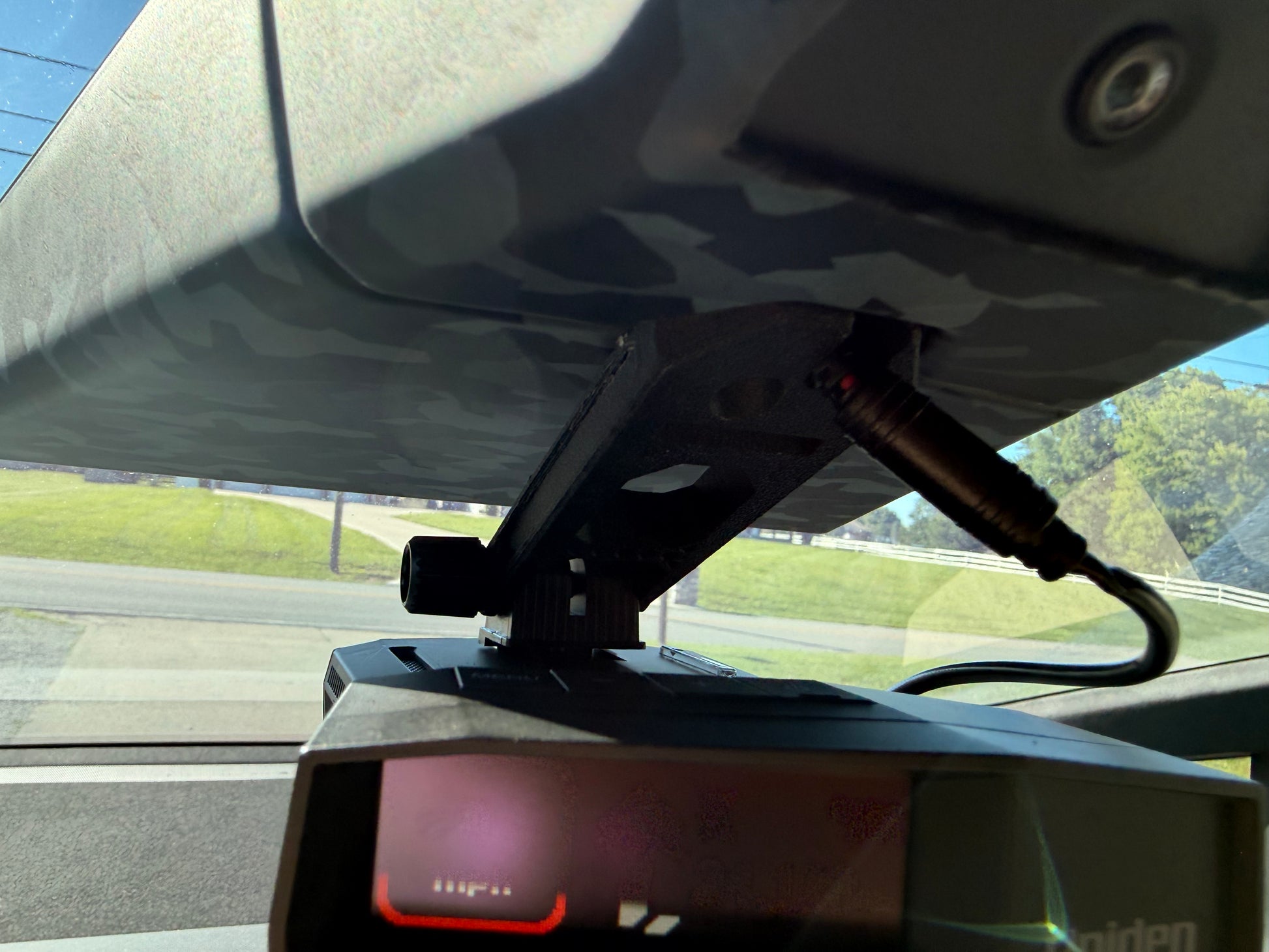 PhantomMount™ for Uniden R8 - R8W Radar Detector for Cybertruck