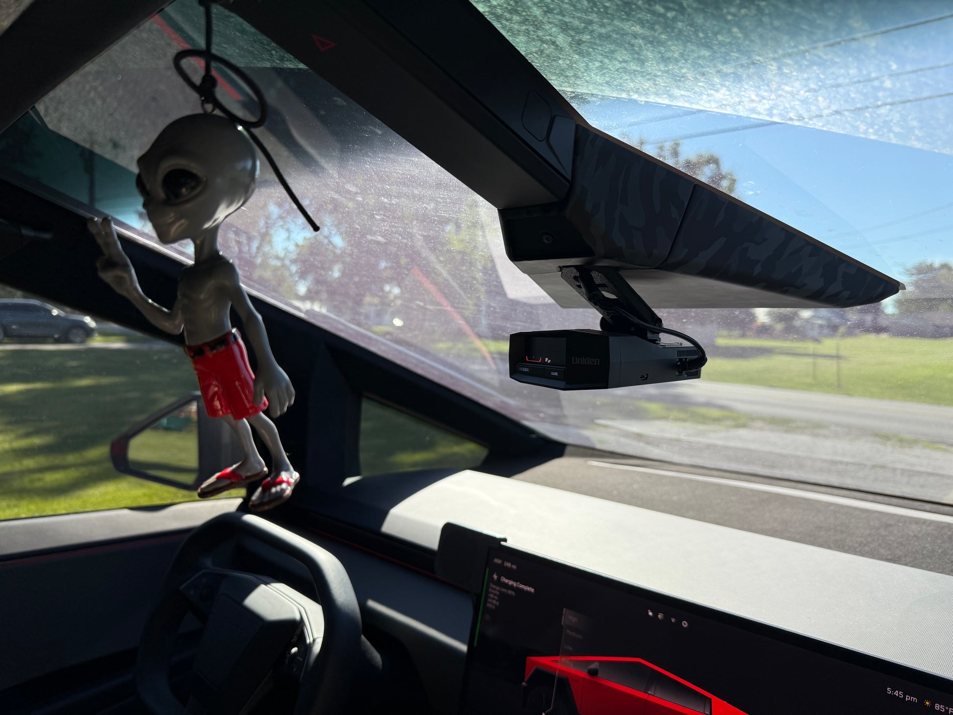 PhantomMount™ for Uniden R8 - R8W Radar Detector for Cybertruck