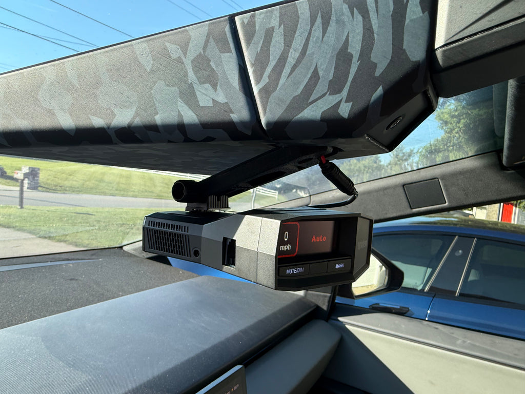 PhantomMount™ for Uniden R8 - R8W Radar Detector for Cybertruck