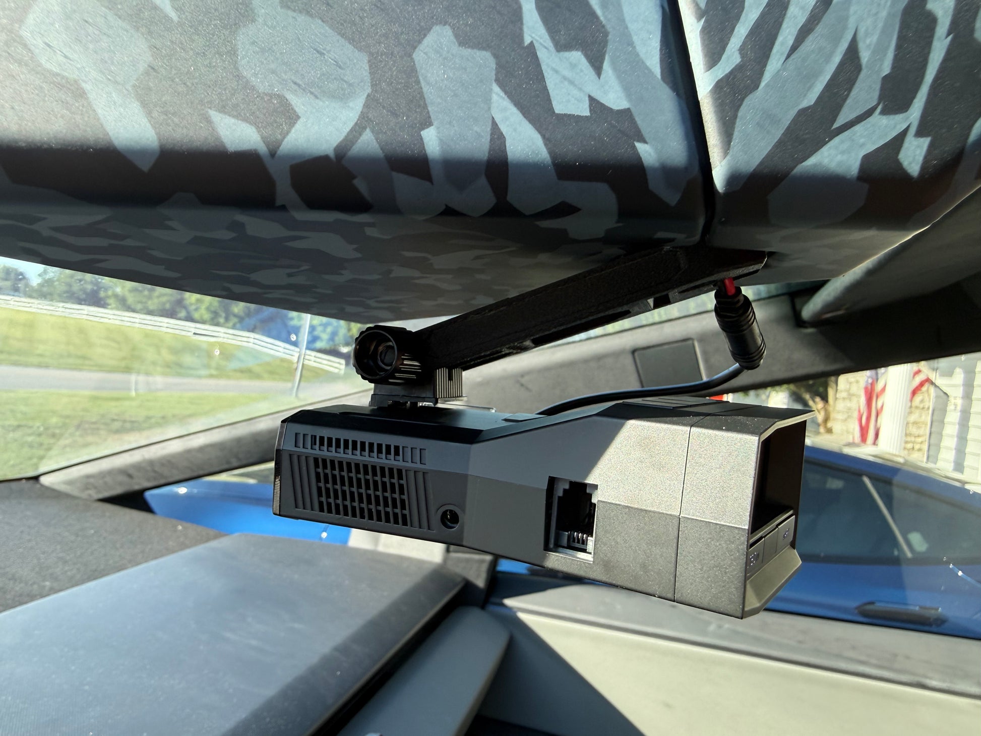 PhantomMount™ for Uniden R8 - R8W Radar Detector for Cybertruck
