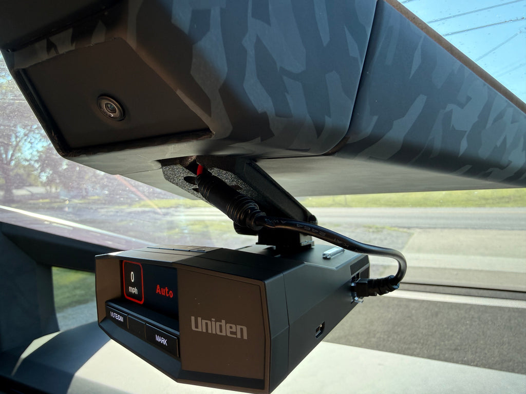 PhantomMount™ for Uniden R8 - R8W Radar Detector for Cybertruck