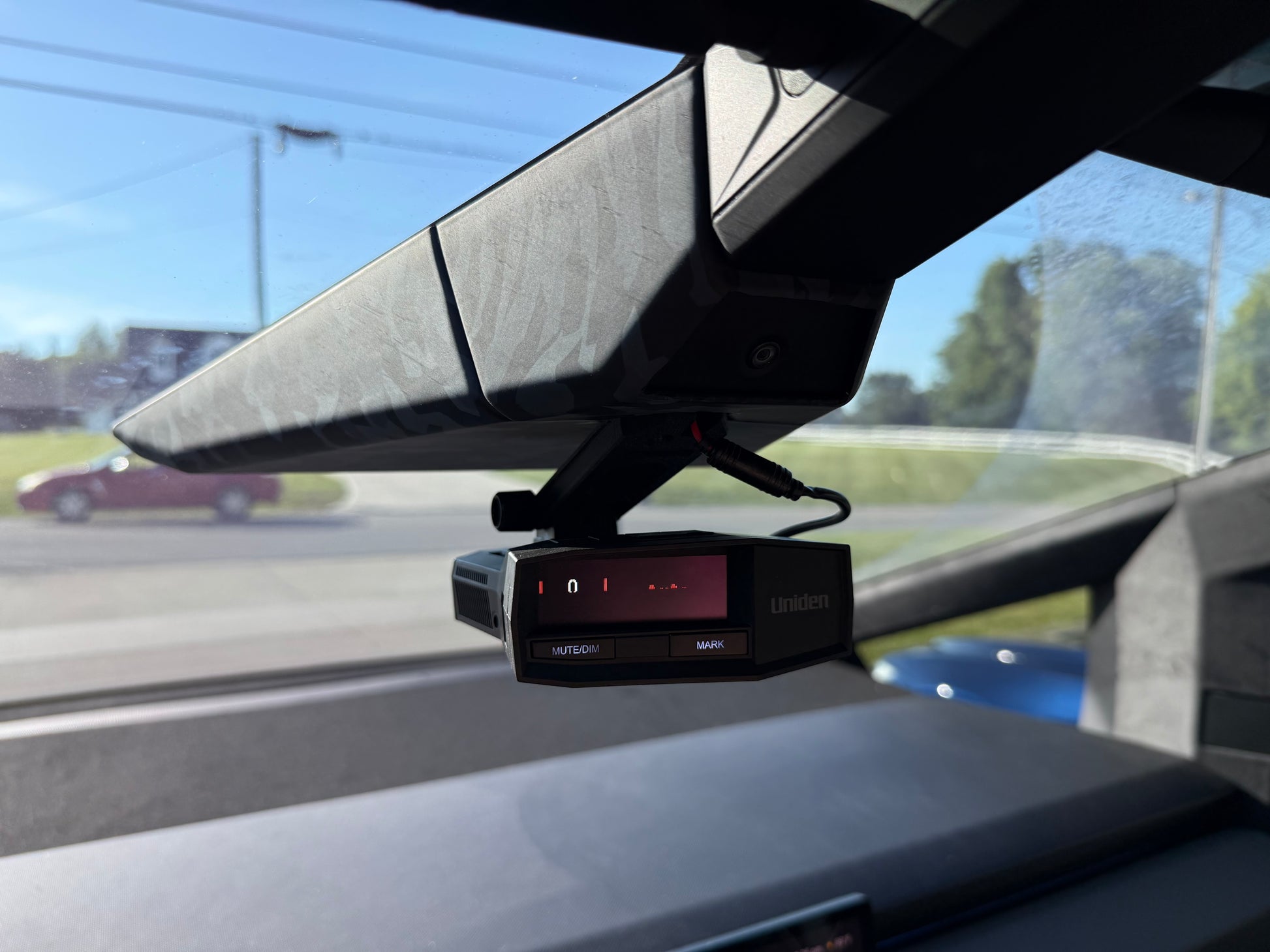 PhantomMount™ for Uniden R8 - R8W Radar Detector for Cybertruck