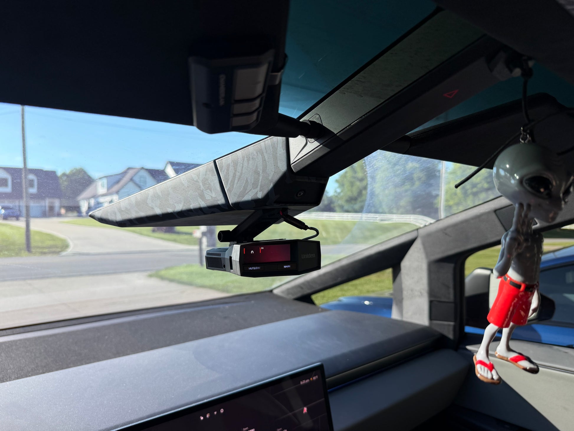 PhantomMount™ for Uniden R8 - R8W Radar Detector for Cybertruck
