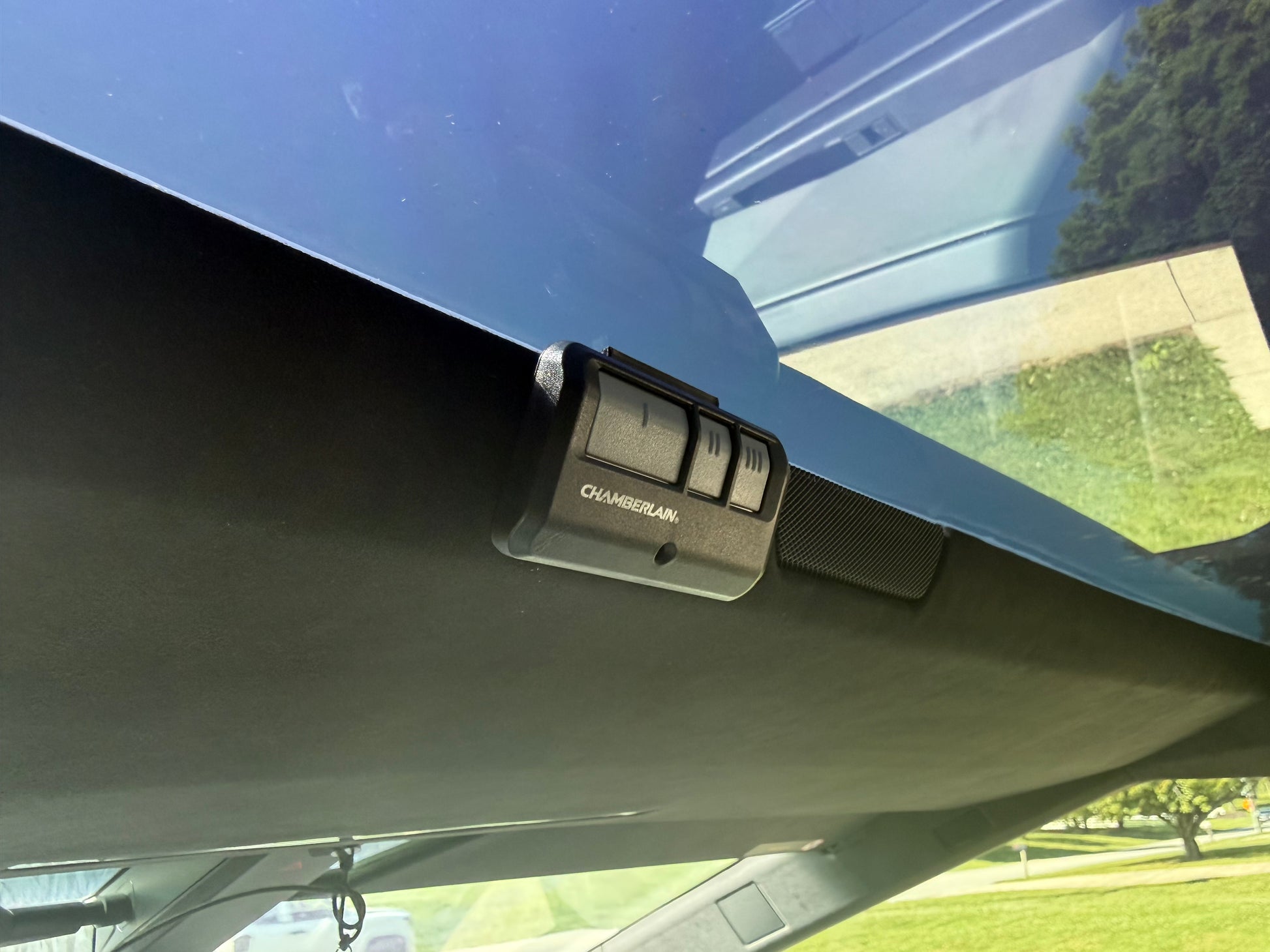 Cybertruck Garage Door Opener Remote Mount | Fits Chamberlain & LiftMaster 3-Button Remotes | Hidden Headliner Holder