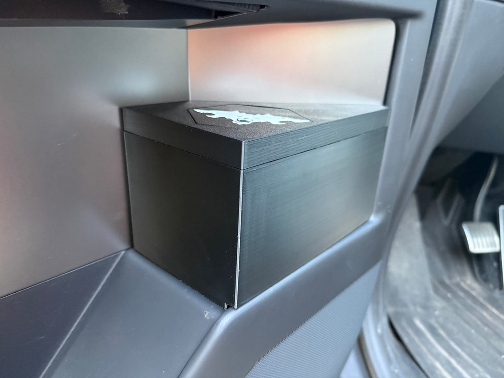 Tesla Cybertruck Door Pocket Trash Can – Updated Factory Fit Design
