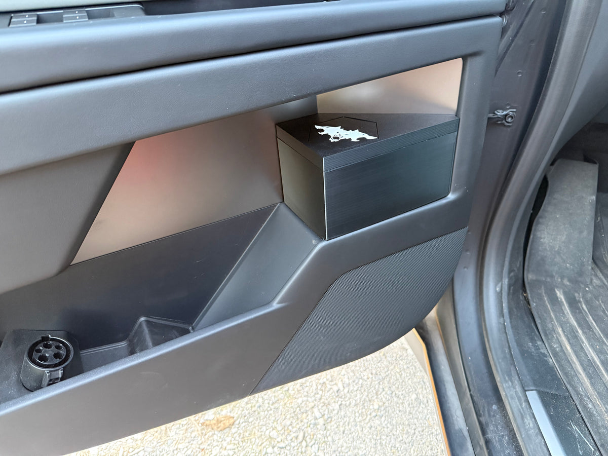 Tesla Cybertruck Door Pocket Trash Can – Updated Factory Fit Design
