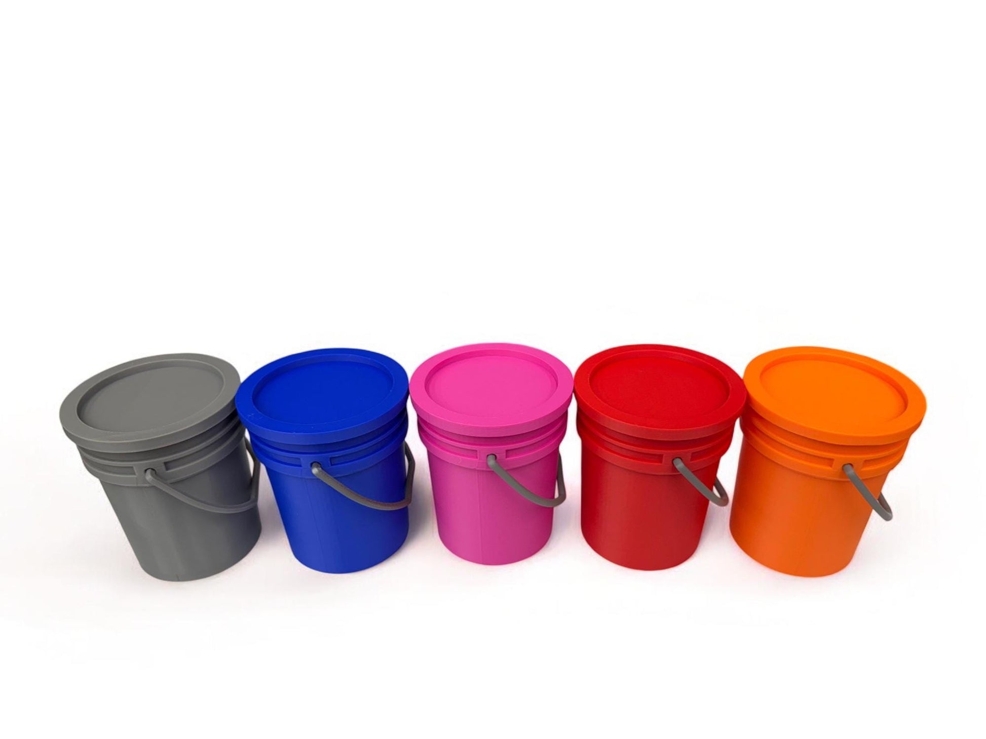 Mini 5-Gallon Bucket with Lid (Not 5 Gallons)