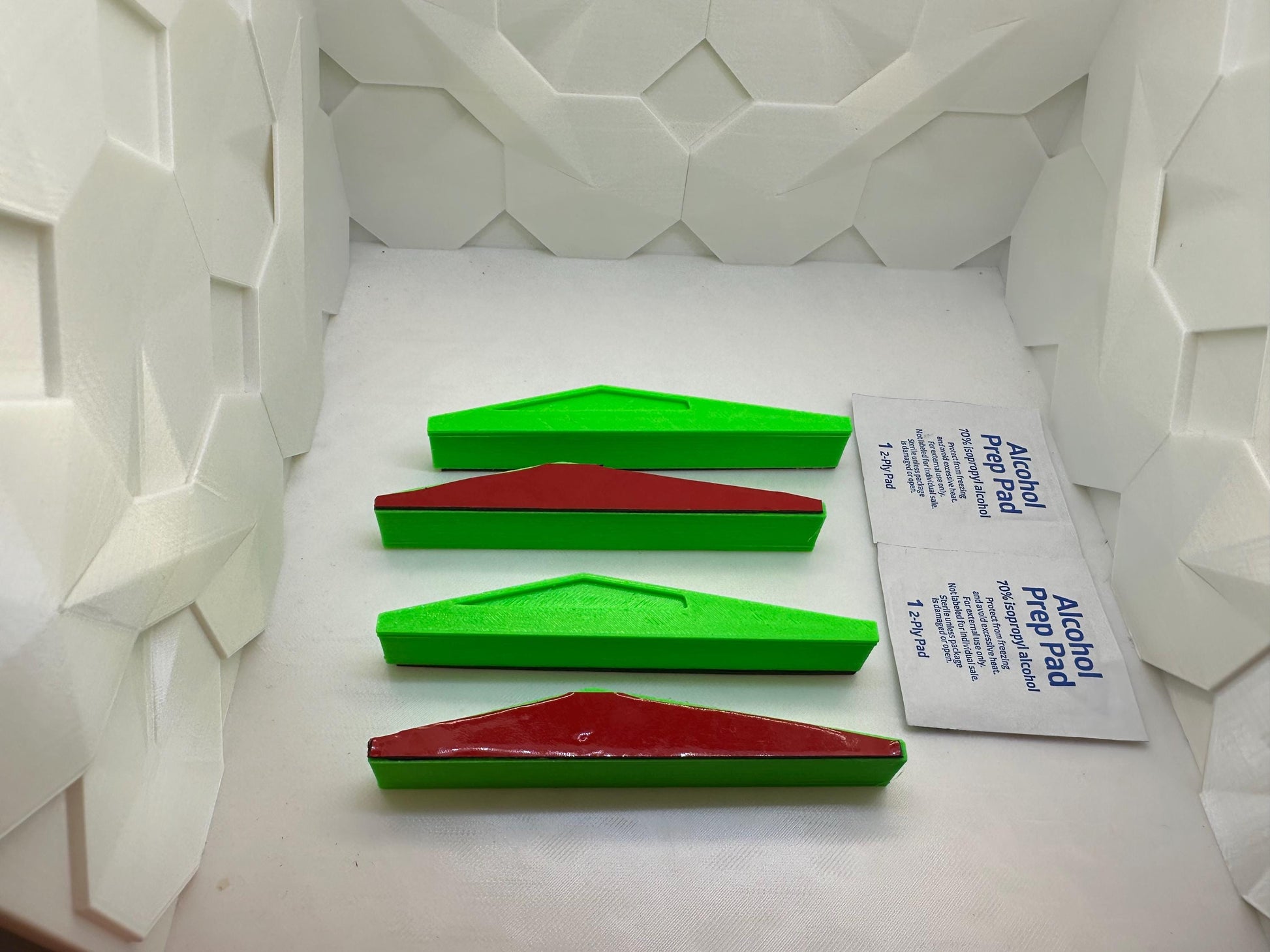 CyberTruck Anti-Fingerprint Door Closers (set of 4) plus alcohol prep wipe.