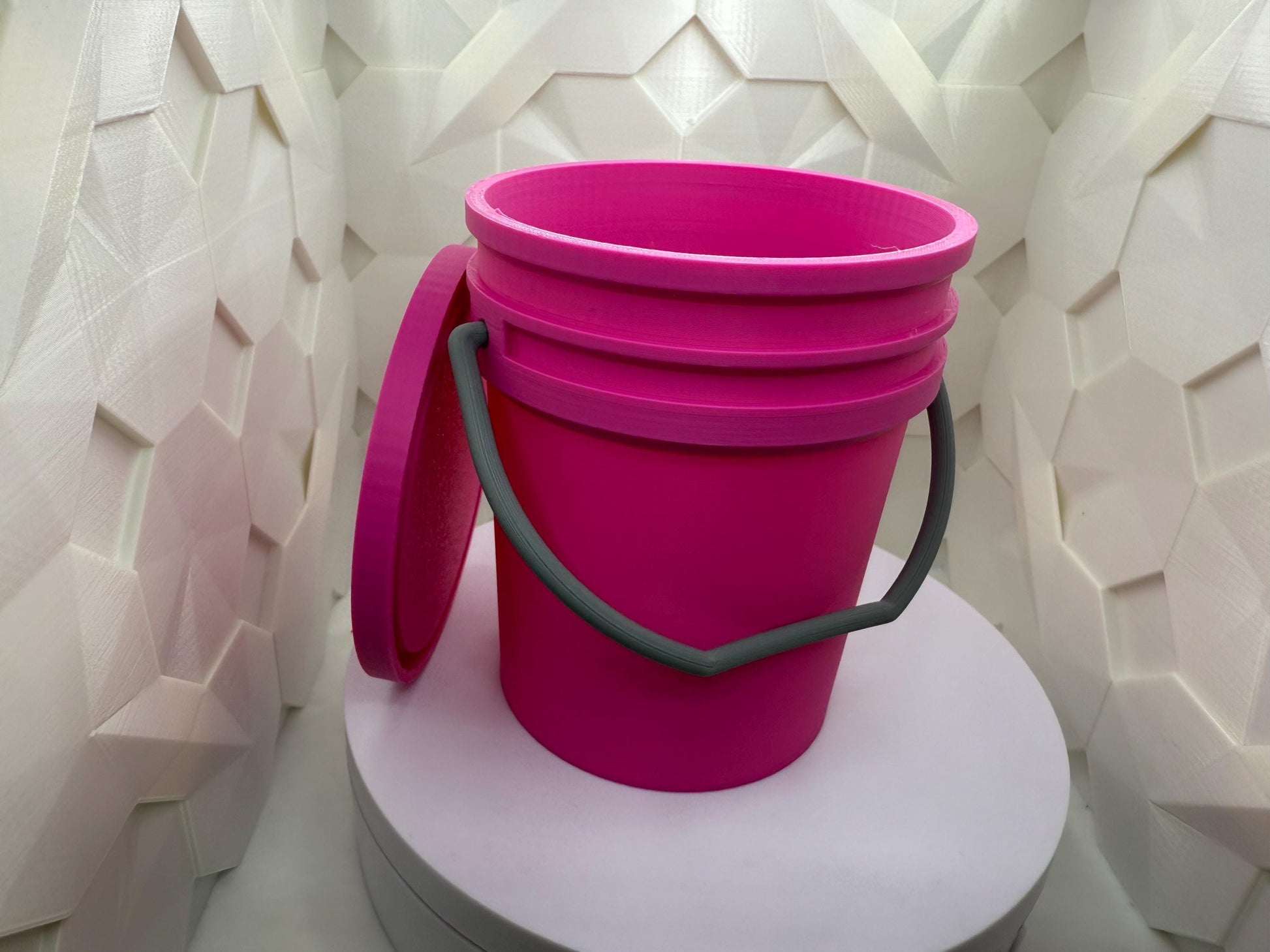Mini 5-Gallon Bucket with Lid (Not 5 Gallons)