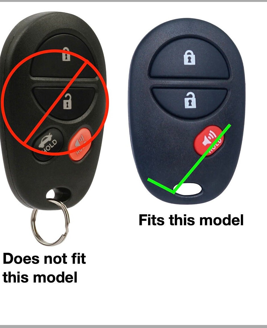 Key Fob Remote Case, 3D printed for 2nd gen Toyota Tacoma 2005-2015, Tundra 2007-2018