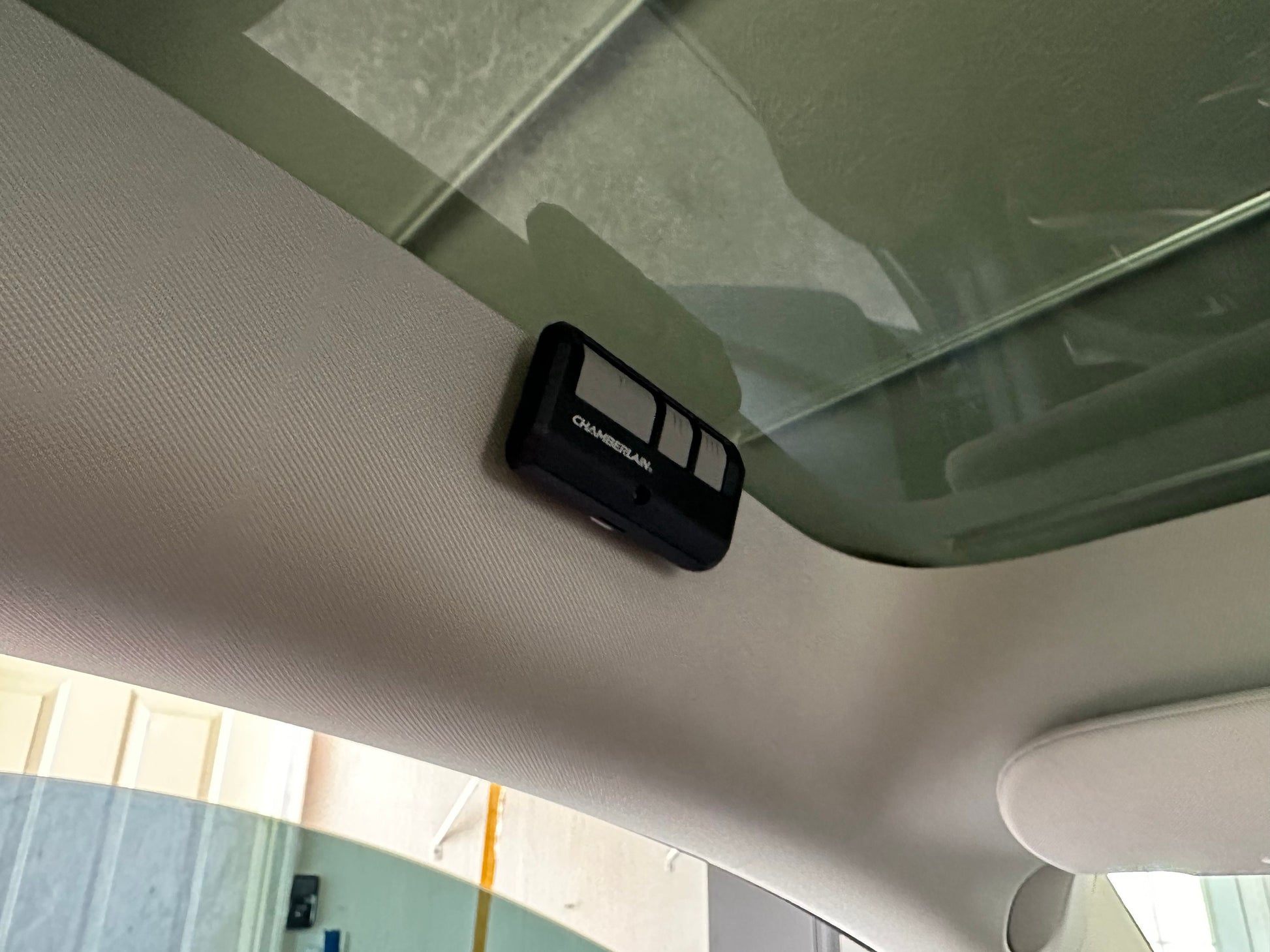 Two Tesla Garage Door Opener Remote Clips - Model Y and Model 3 - Chamberlain & LiftMaster