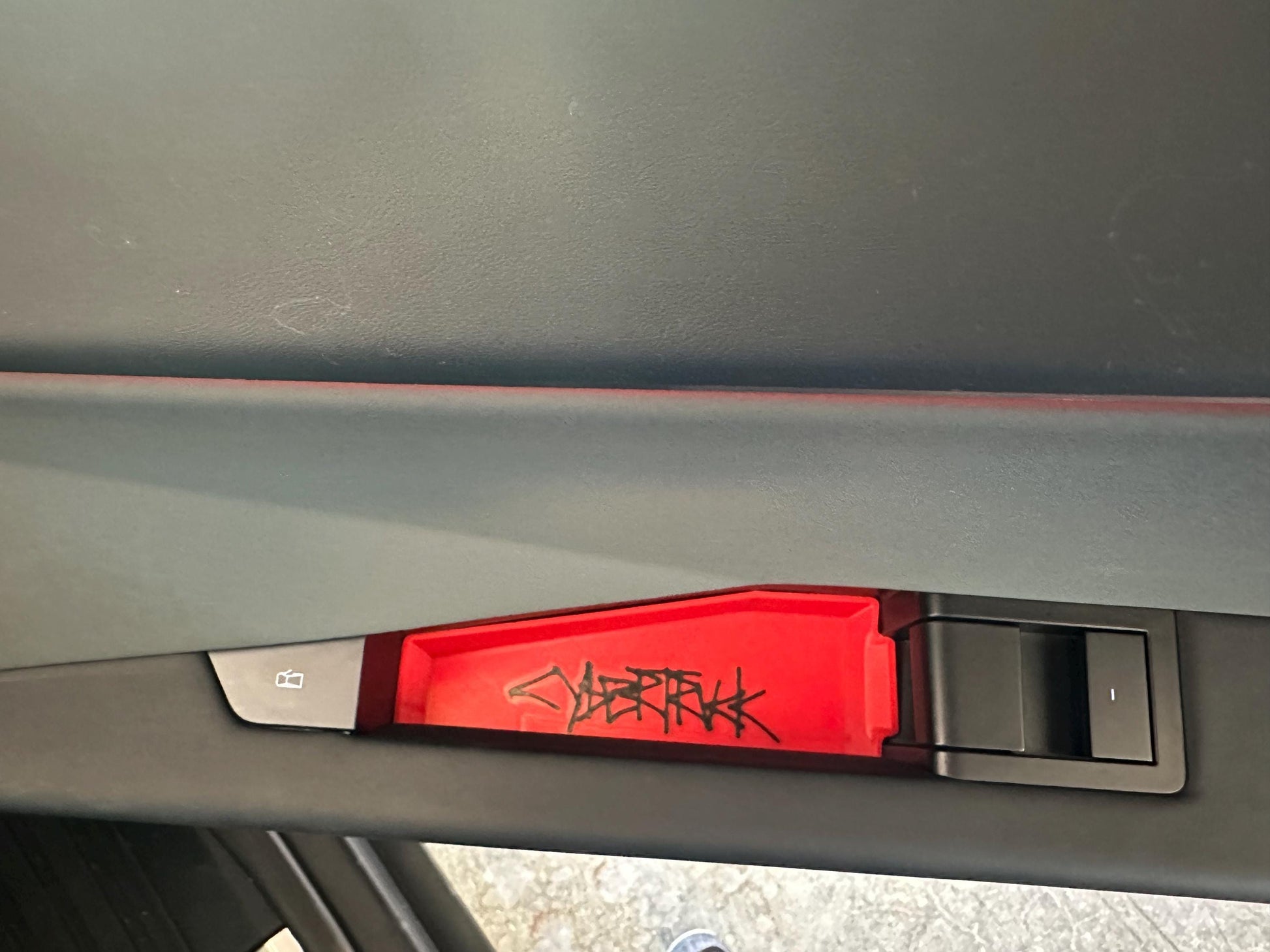 TESLA CYBERTRUCK Door Storage Tray's (Front or Rear) "Updated Version"